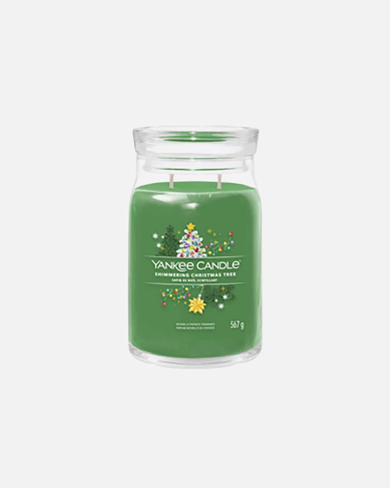 YANKEE CANDLE Grande Jarre Signature Sapin de Noël Scintillant