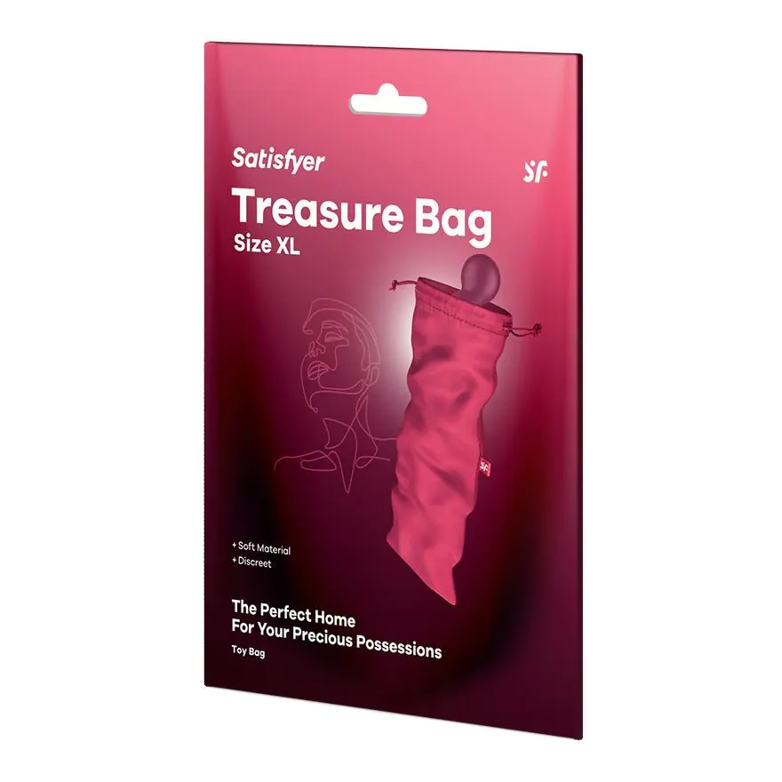 Satisfyer Treasure Bag XL pink torba do przechowywania gadżetów erotycznych