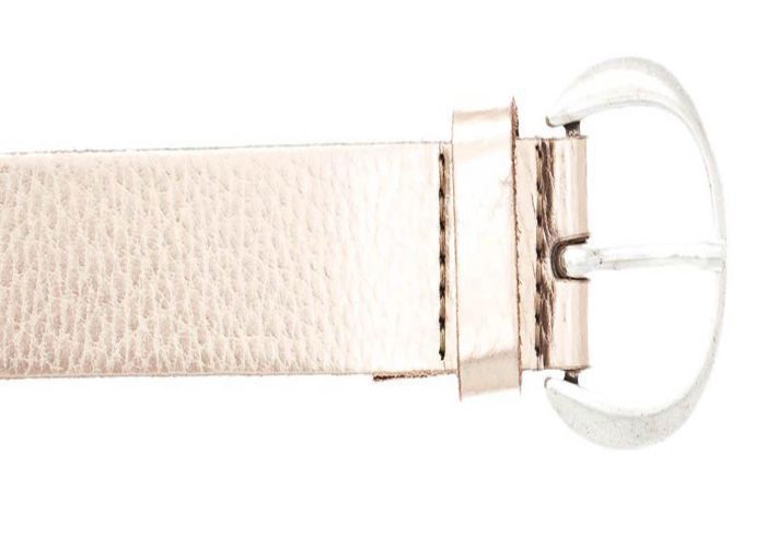 Vanzetti Ceinture or rose en cuir pour fille - 25mm Belt Light Copper Metallic 116064