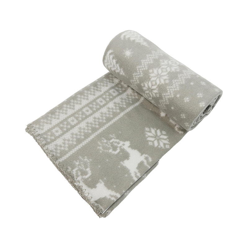 Manta polar para el hogar de 130x160 cm, reciclada, para invierno.