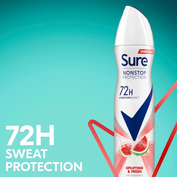 Sure Antiperspirantti Deo Aerosoli Nonstop Uplift & Fresh 250ml
