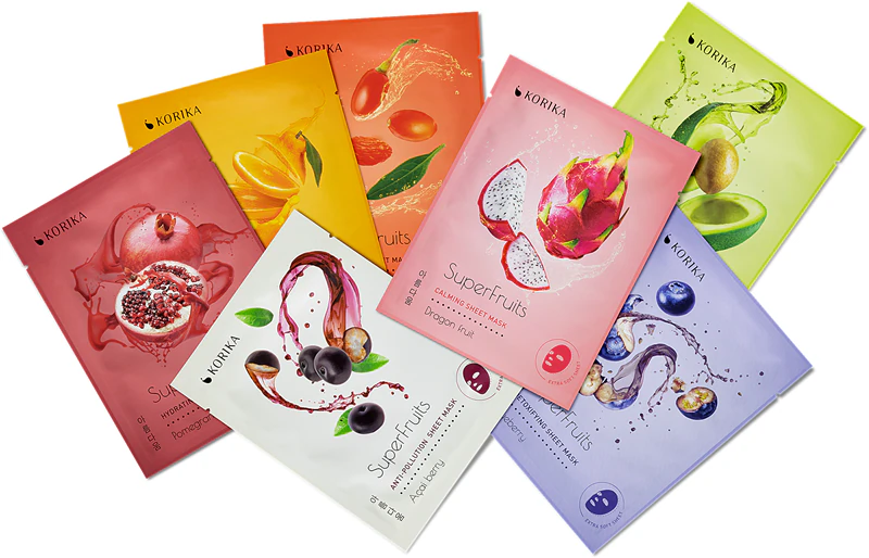 KORIKA SuperFruits Açaí - Máscara facial antipoluição com efeito desintoxicante