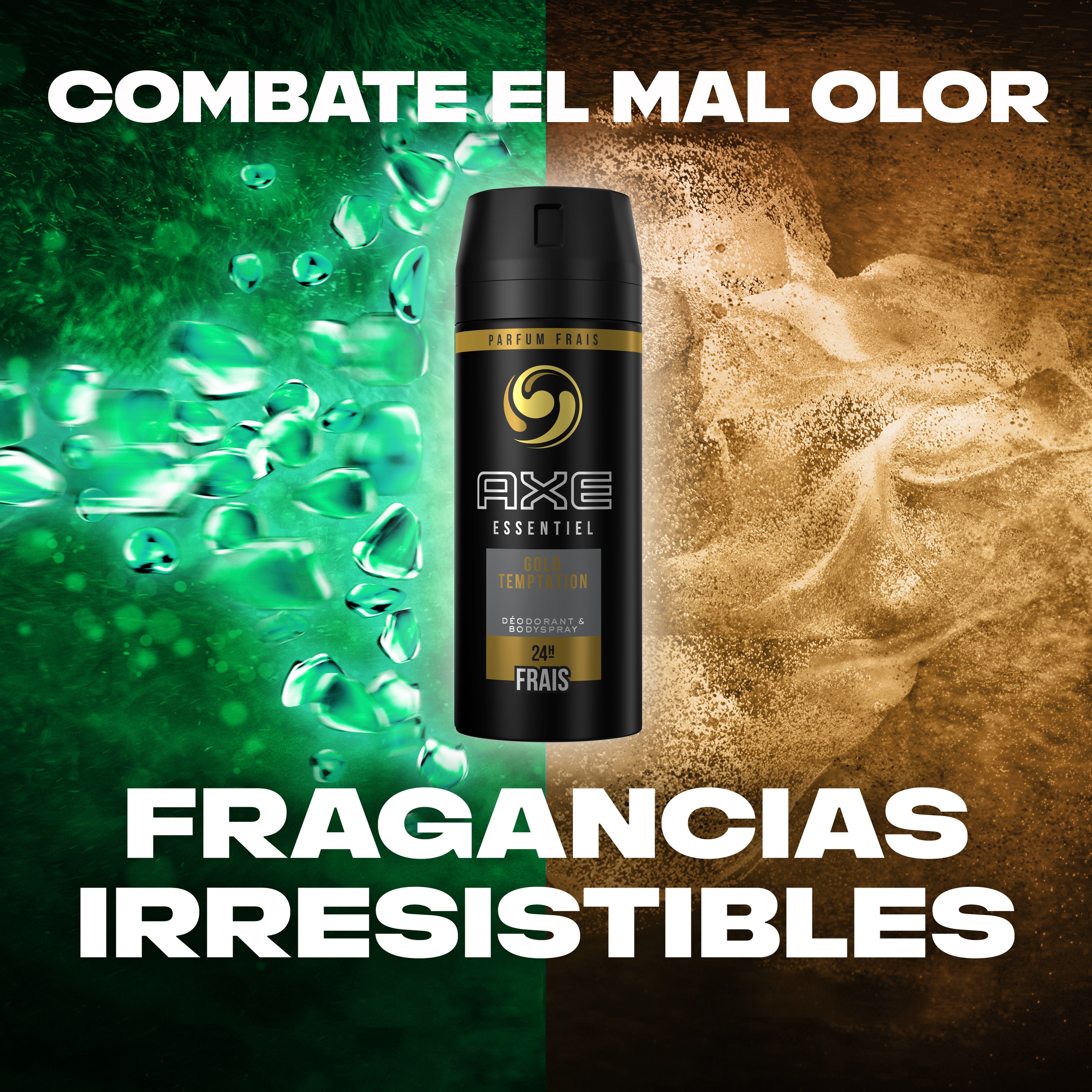 „Essentials Gold Temptation“ dezodorantas Purškiami dezodorantai