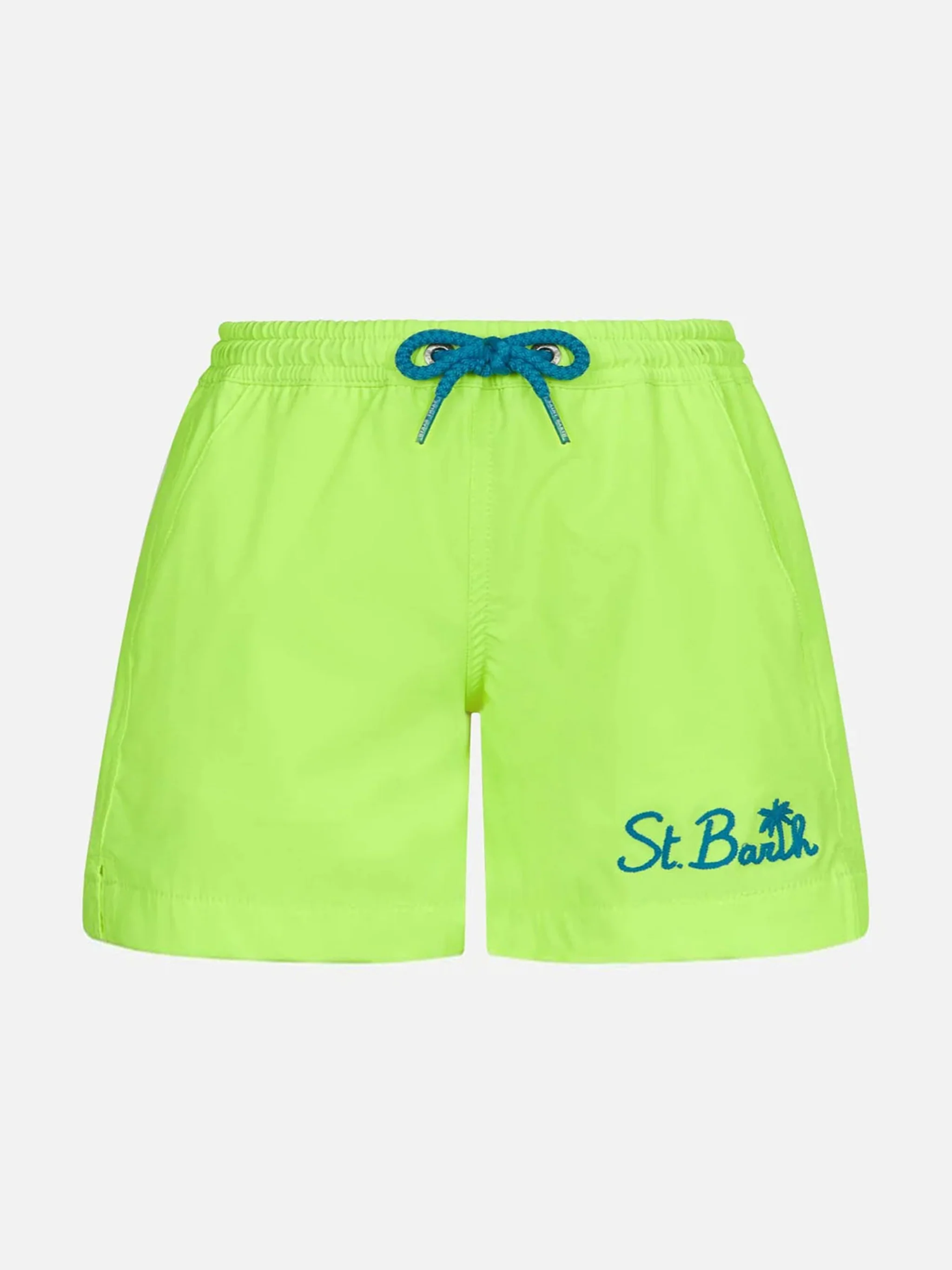 Comfortabel fluorescerend geel kinderzwempak
