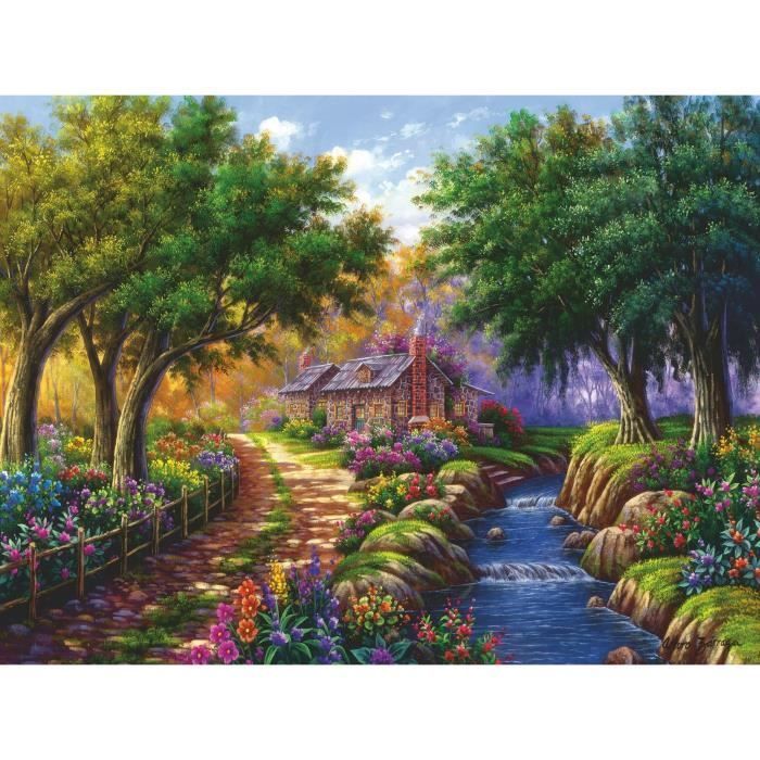 Puzzel van 1500 stukjes, Huisje aan de rivier, Volwassenen en kinderen vanaf 14 jaar, 12000735, Ravensburger