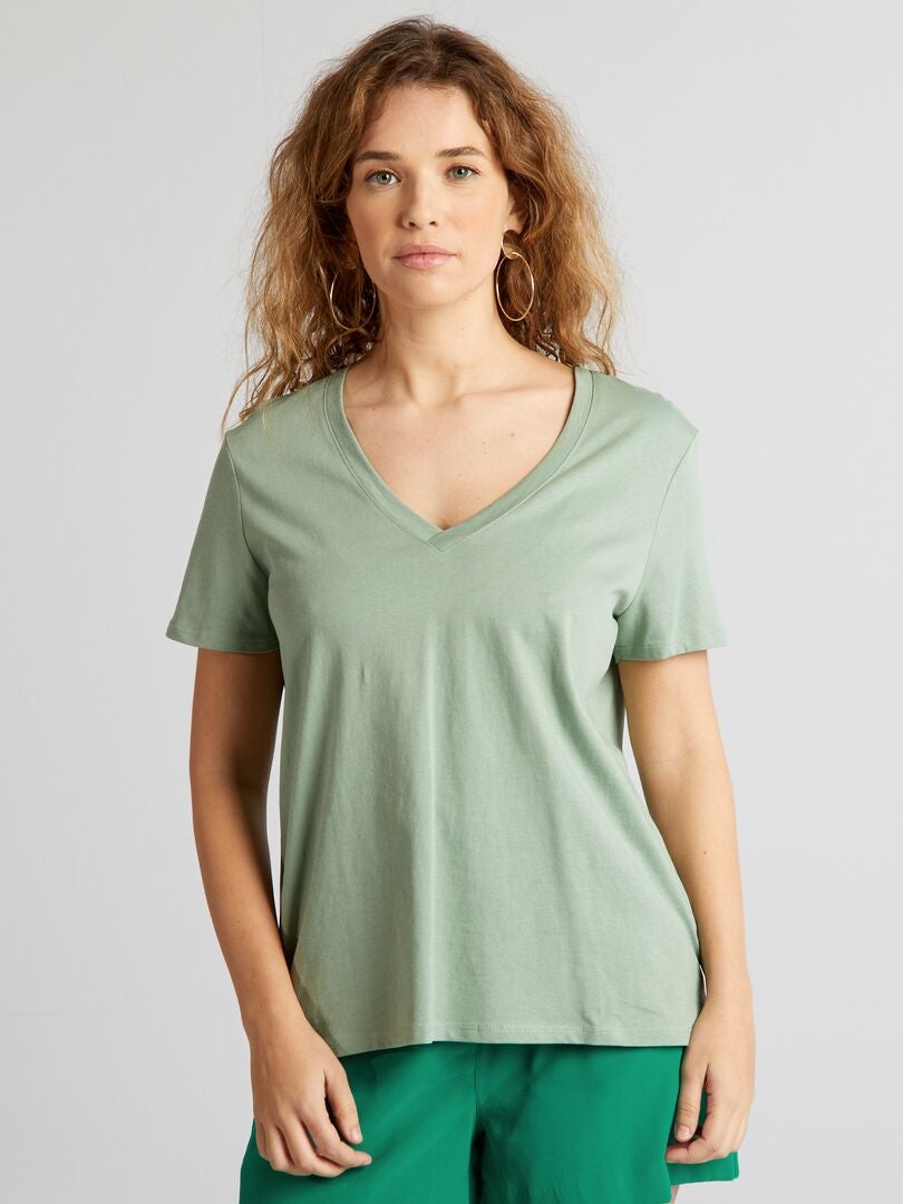 Camiseta básica - VERDE