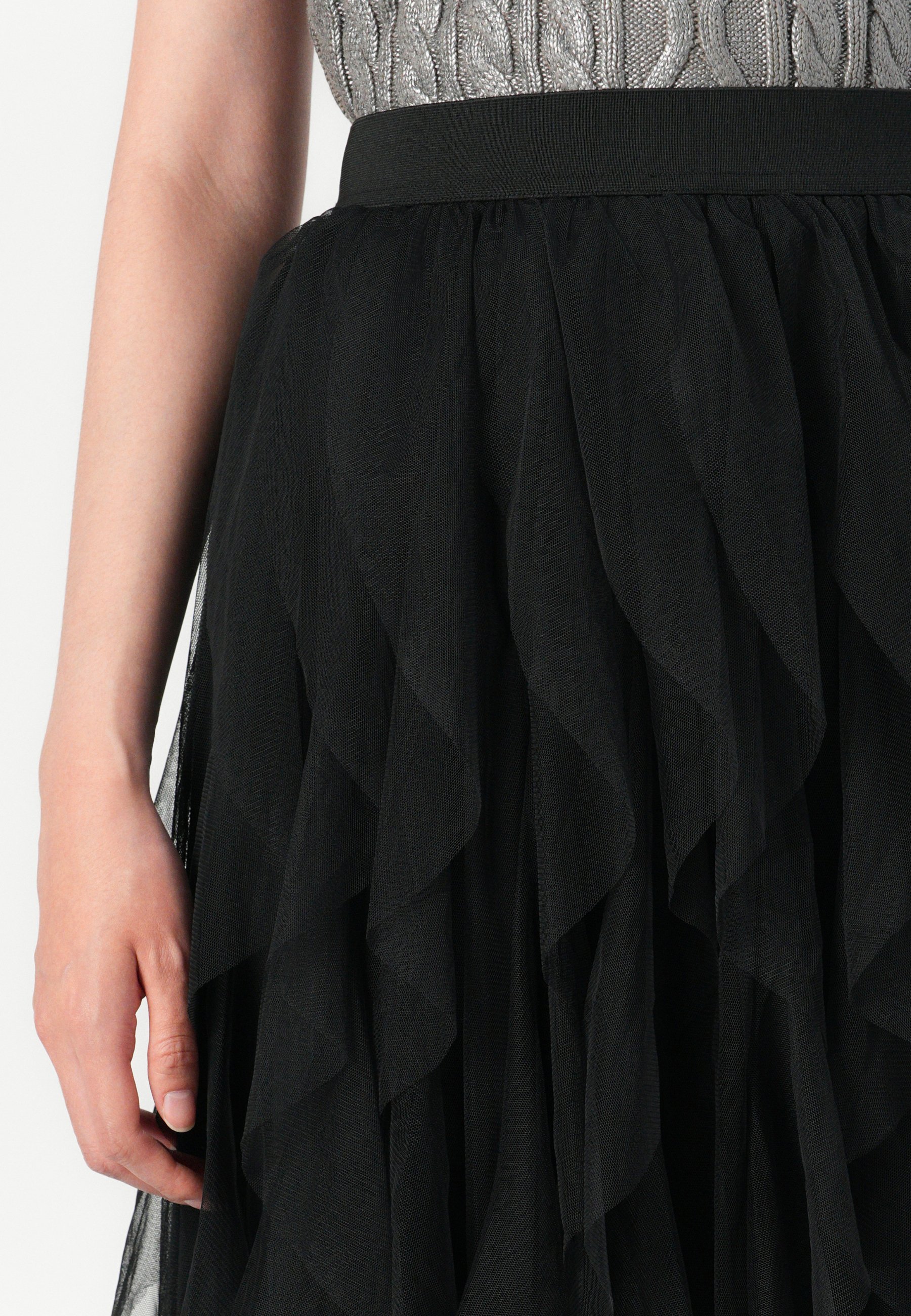 Vero Moda VMRILEY CALF SKIRT - Gonna lunga - nera