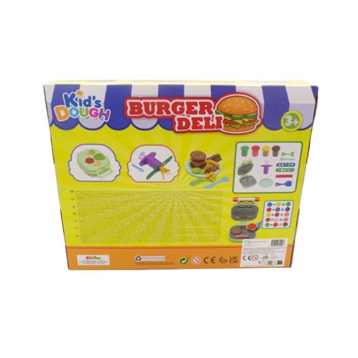 Set di plastilina - Set hamburger - Multicolore - Per bambini dai 3 anni in su