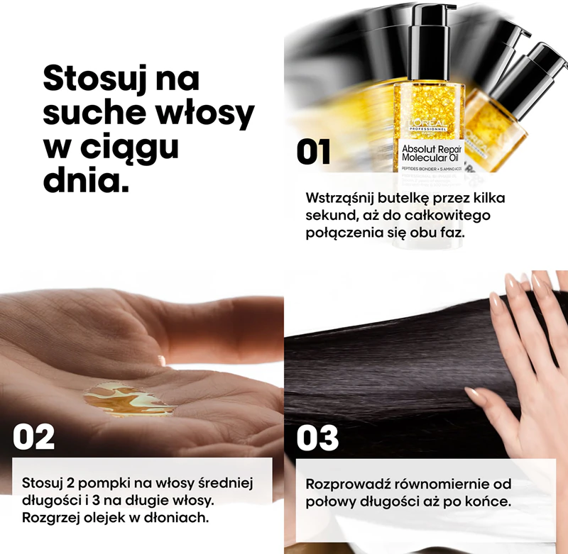 L'Oréal Professionnel Serie Expert Absolut Repair Molecular Nourishing Hair Oil voor beschadigd haar