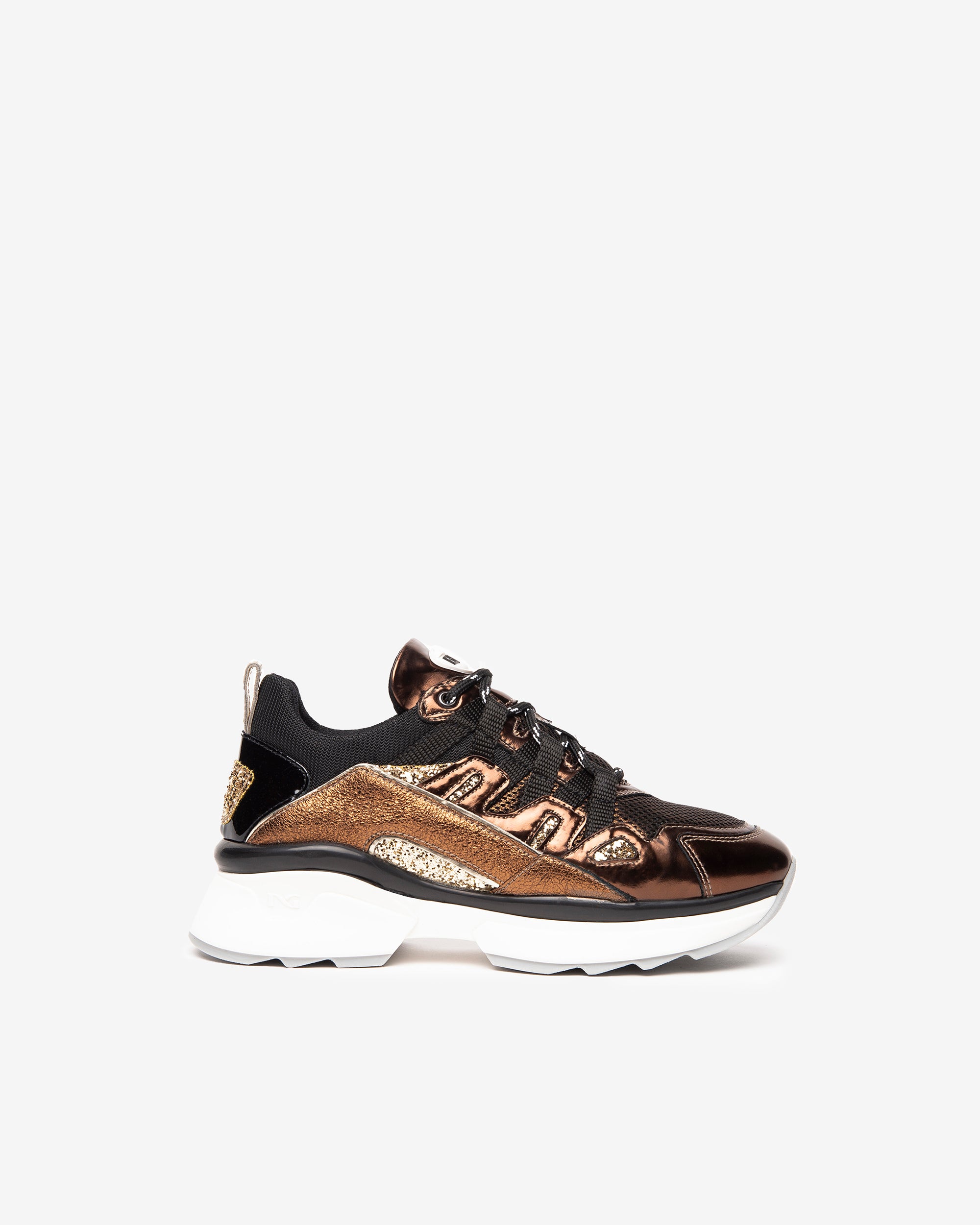  Damen-Sneaker aus Leder und Funktionsgewebe