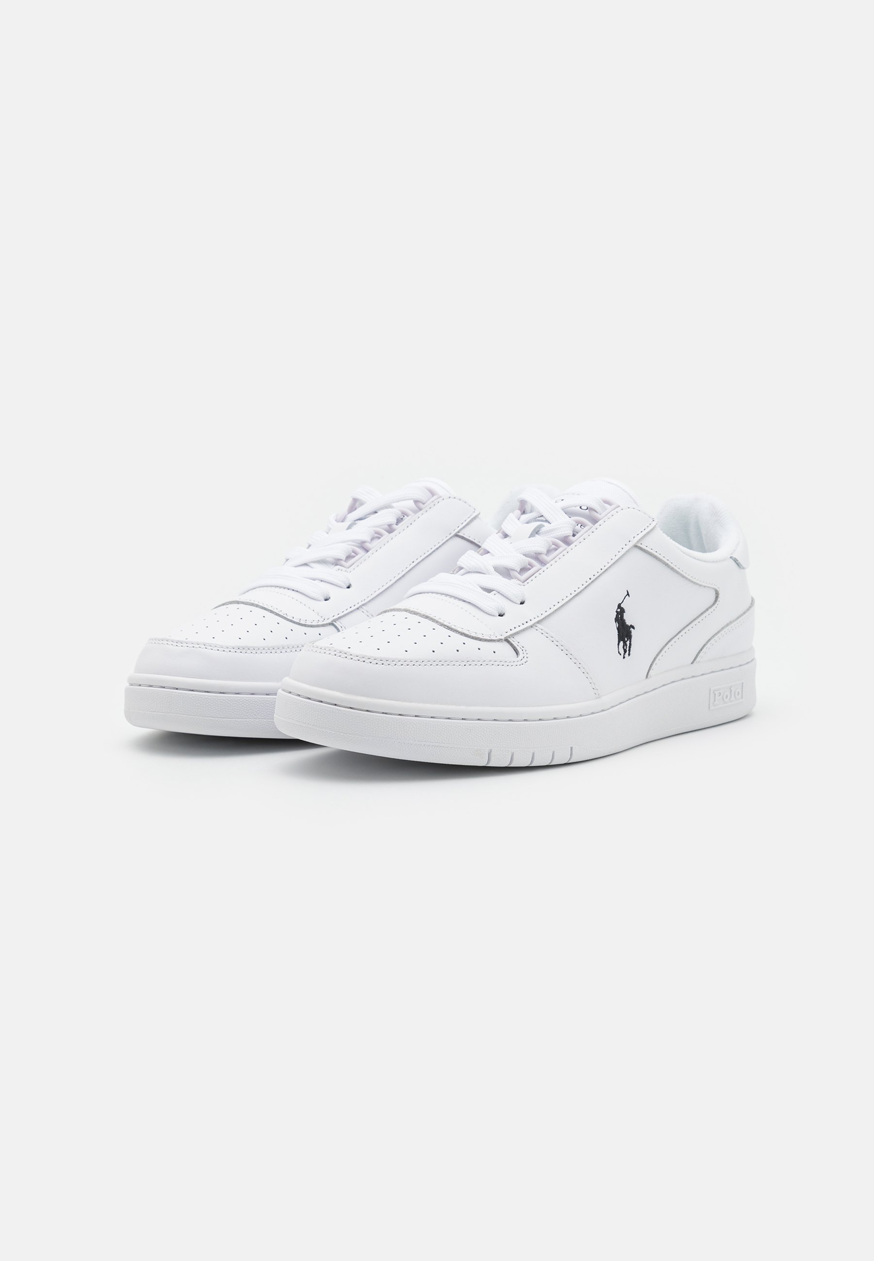 Polo Ralph Lauren TOP LACE UNISEX - Sneakers - wit/zwart