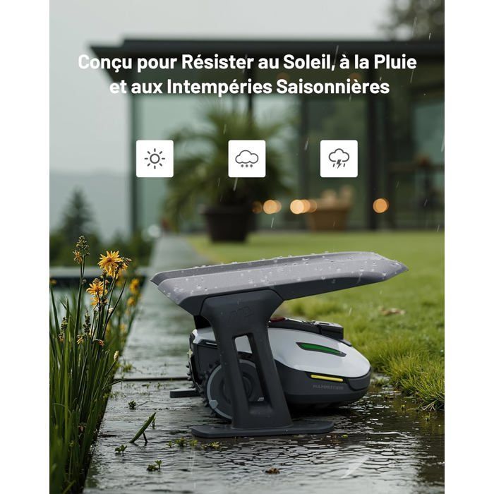 MAMMOTION Standard Garage for YUKA Mini 2 Series, LUBA 3 AWD Series, LUBA Mini 2 AWD Series, Shelter for Robotic Lawnmowers of the Series