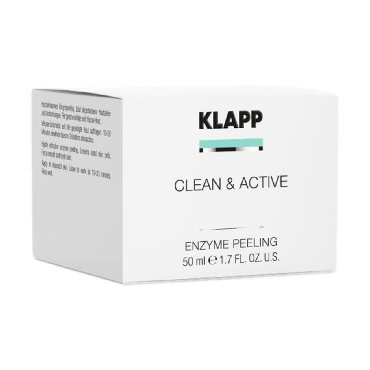Klapp sejas pīlings Clean & Active enzīmu pīlings - 50 ml