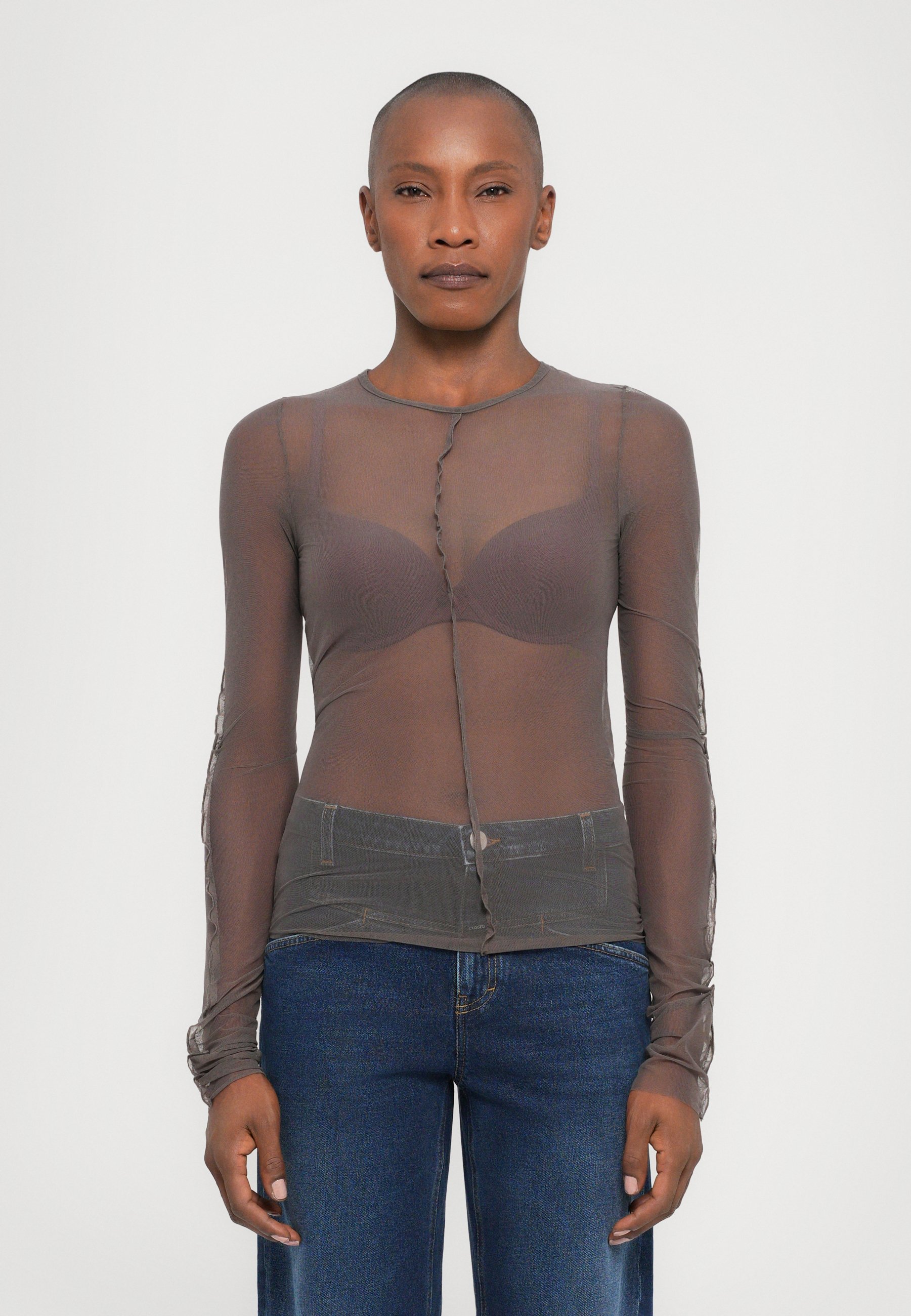 Ioannes LONG SLEEVE - Top met lange mouwen - cacao