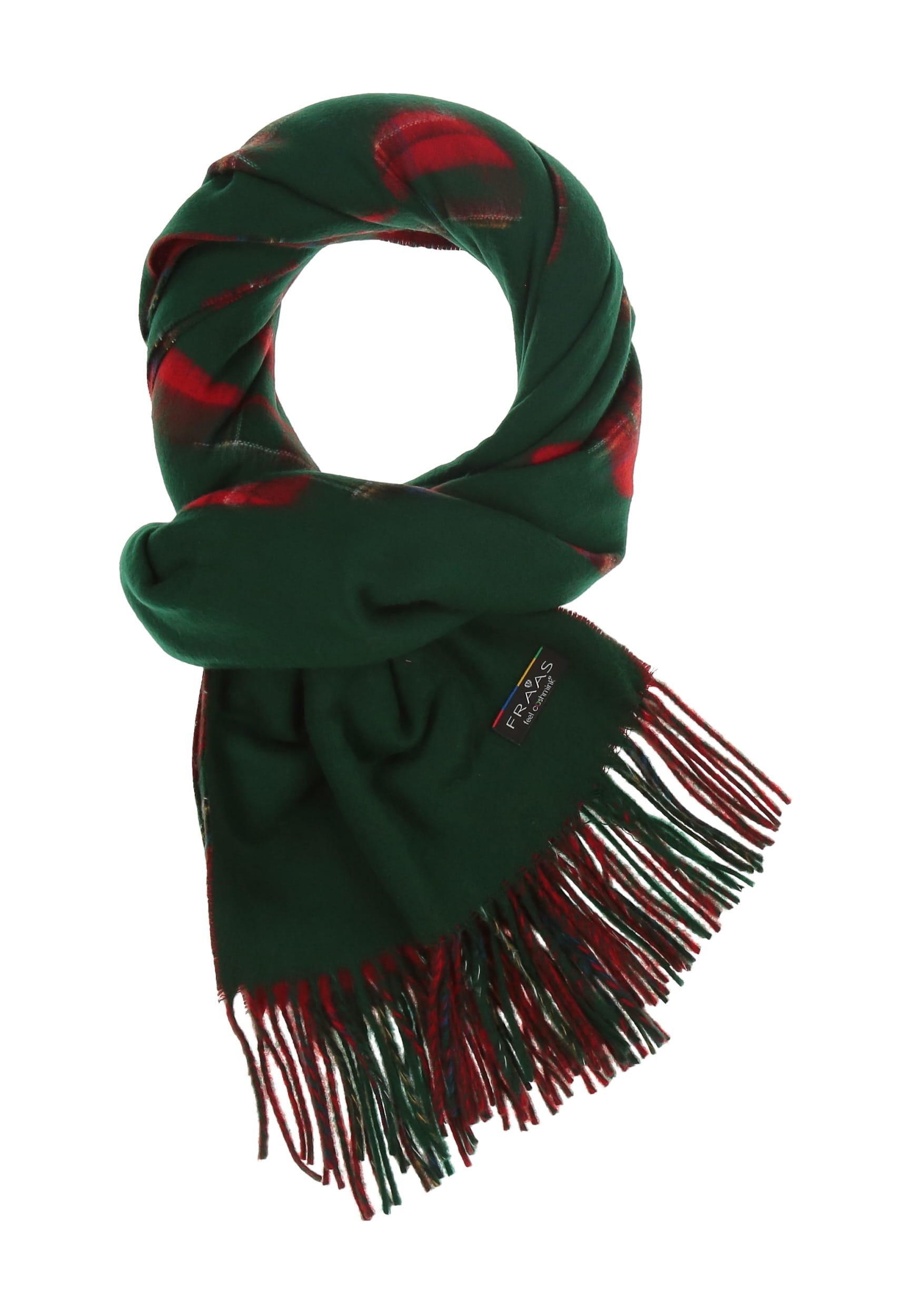 Écharpe FRAAS MERRY CHRISTMAS CASHMINK - vert antique