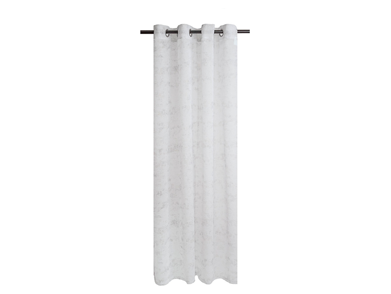Firana Oh My Chic Light przelotki 140x270 cm biało-szara