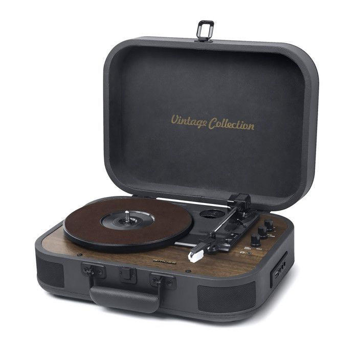 Toca-discos de vinil Muse MT-207 DGB, 33/45/78 RPM, estéreo 2x5W - Porta USB, Bluetooth