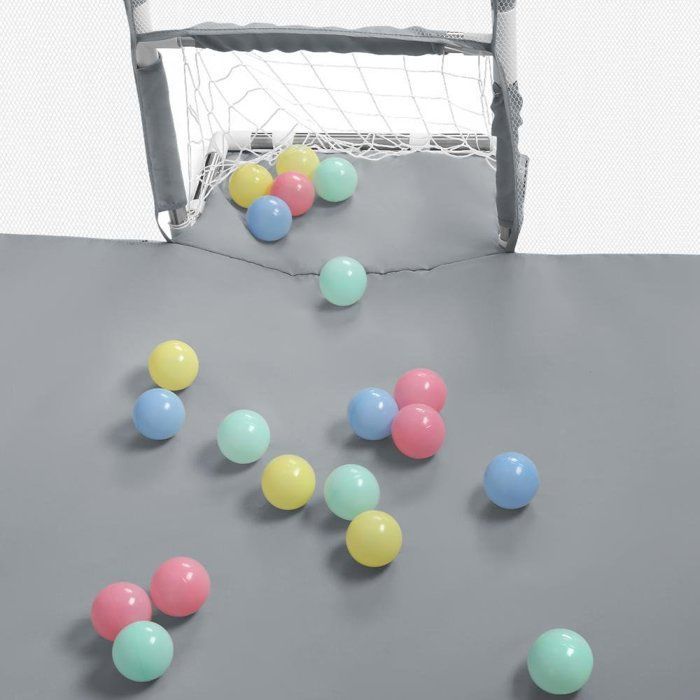 Box per bambini - MENGDA - Box per neonati - Con protezioni angolari, 50 palline, 4 anelli da tirare, 4 ventose - 180×120×66 cm