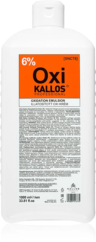 Kallos Kallos Classic Oxi oksidacinis kremas 6%.