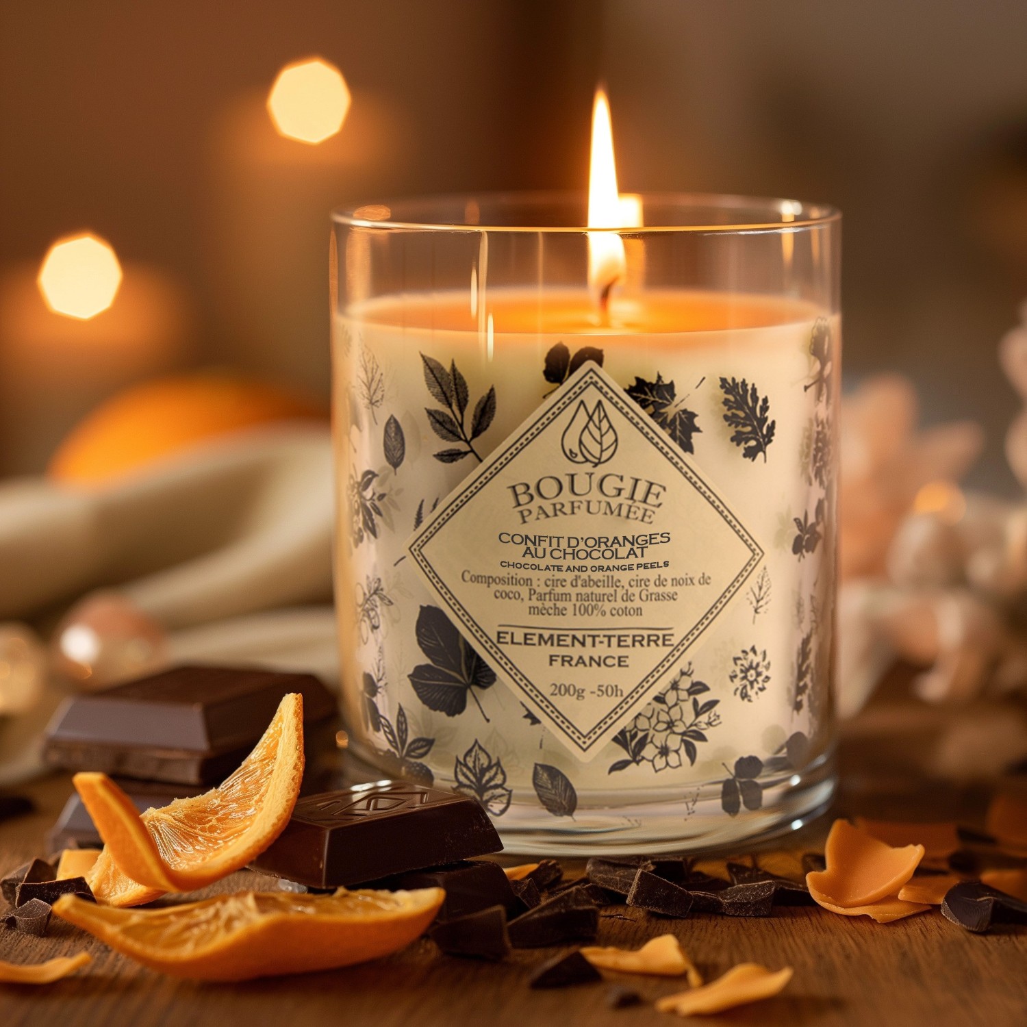Element Terre Confit d'oranges au chocolat