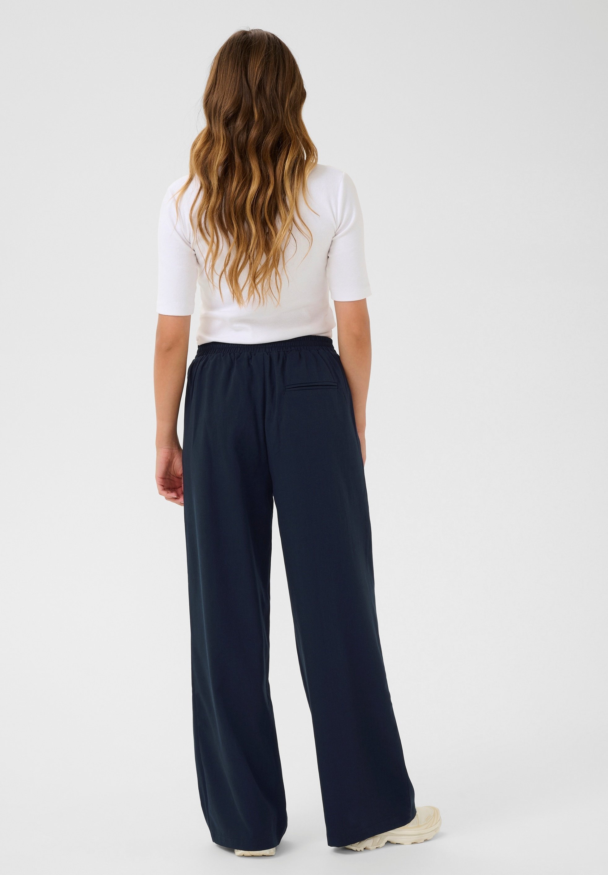 Kaffe LAUREN - Hlače - midnight marine cc