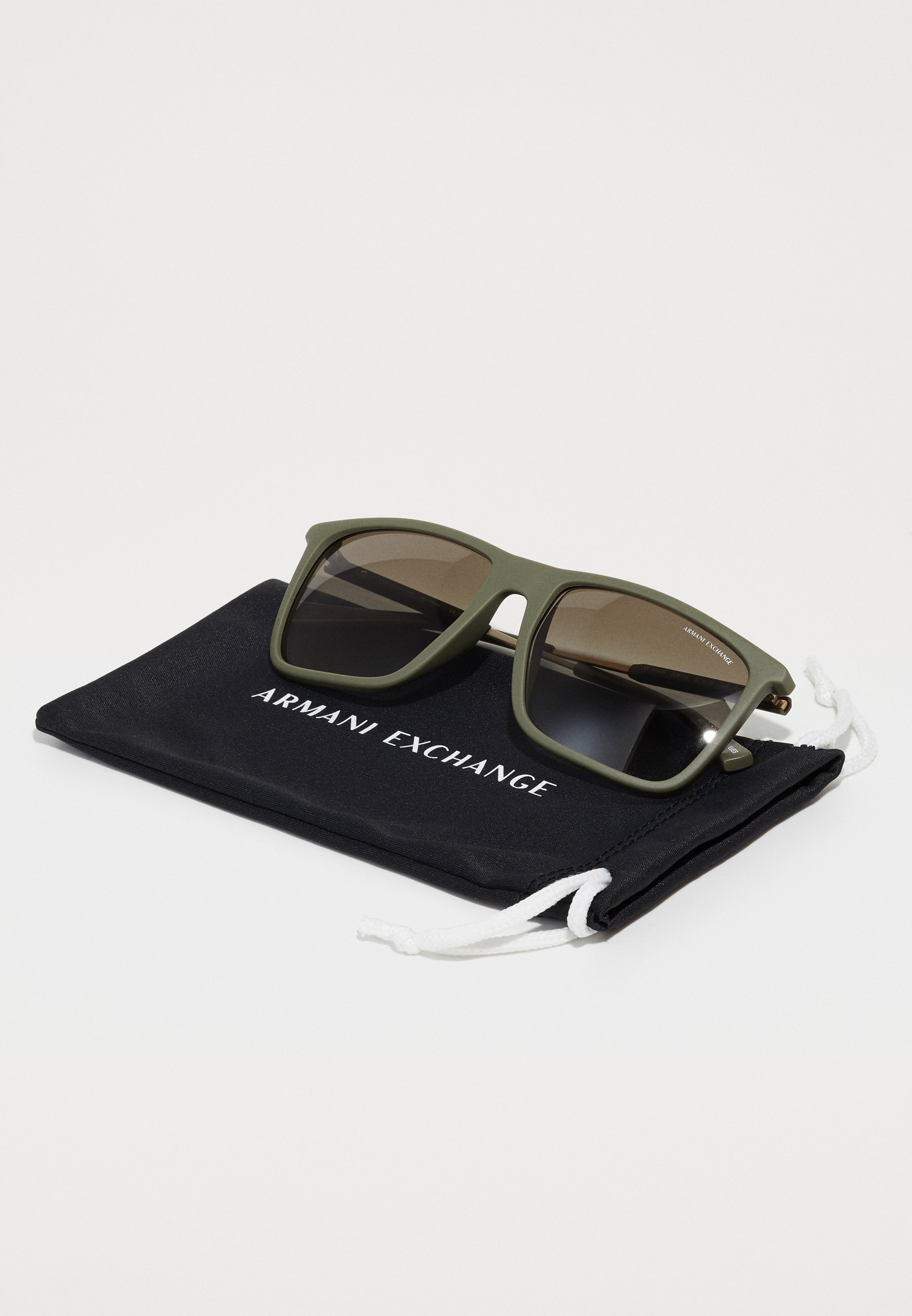 Sluneční brýle Armani Exchange - matná šalvějová