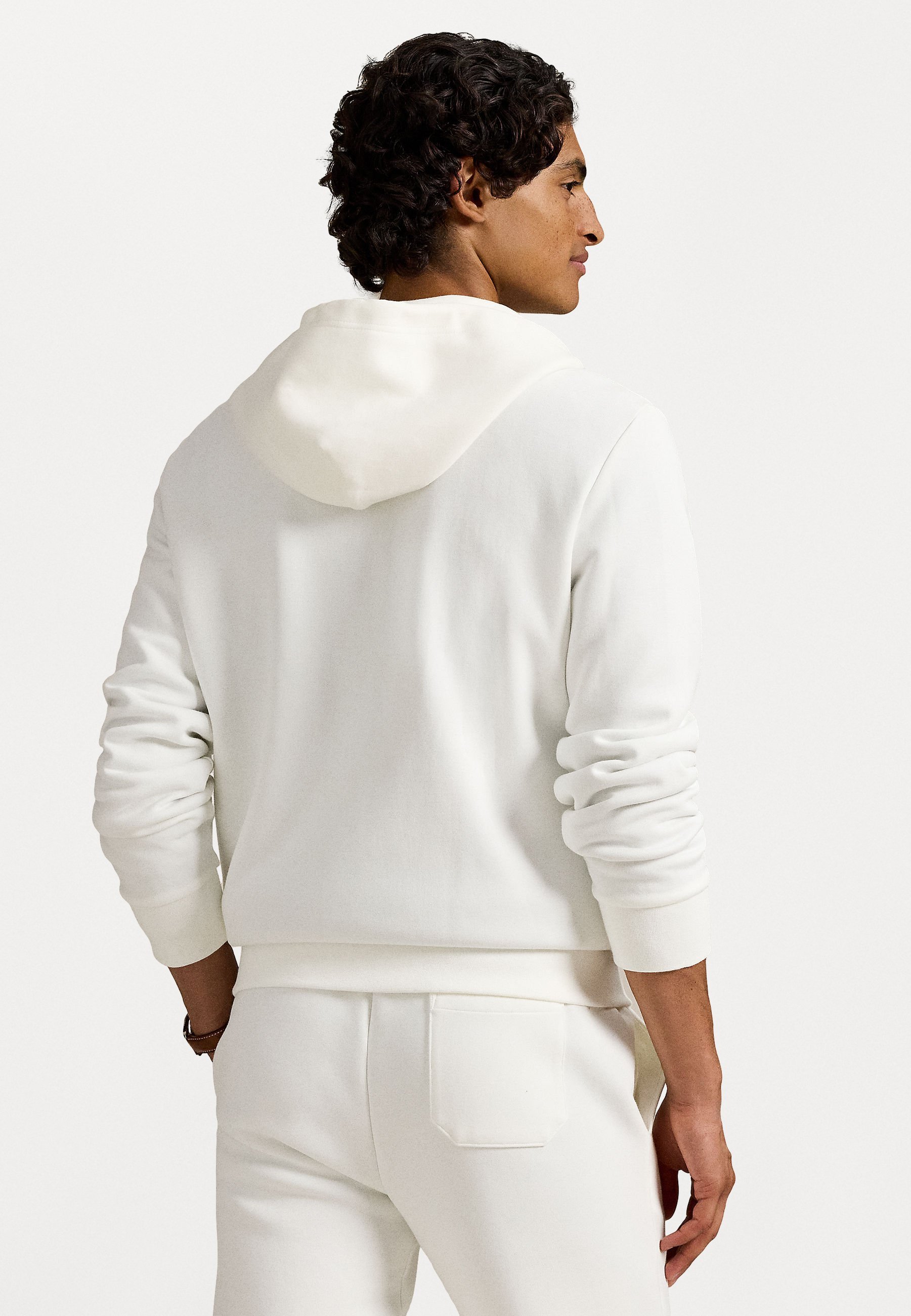 Polo Ralph Lauren hoodie met volledige ritssluiting - Sweatshirt met ritssluiting - wit