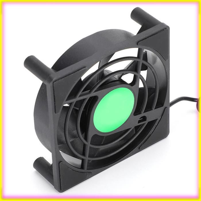 Ventilador de radiador Keenso, ventilador enfriador, máquina de refrigeración USB para router, PC, caja, vídeo, proyector.