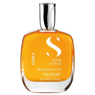 Alfaparf Milano Curls Oil Semi di Lino Smoothing posvetljevalno olje za ravnanje las 100 ml 100 ml