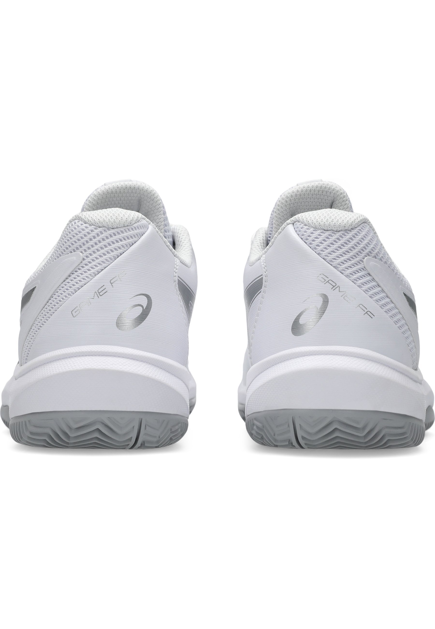 ASICS GAME FF CLAY - Scarpe da tennis per campi in terra battuta - bianco argento puro
