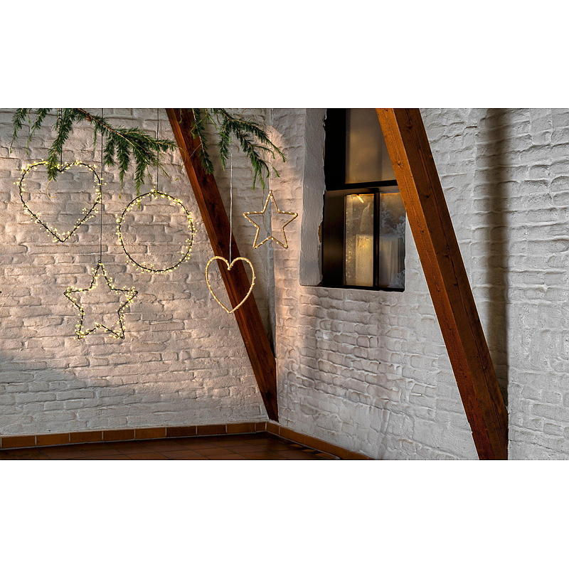 Hem Ljusslinga cirkel 40 cm 200 LED