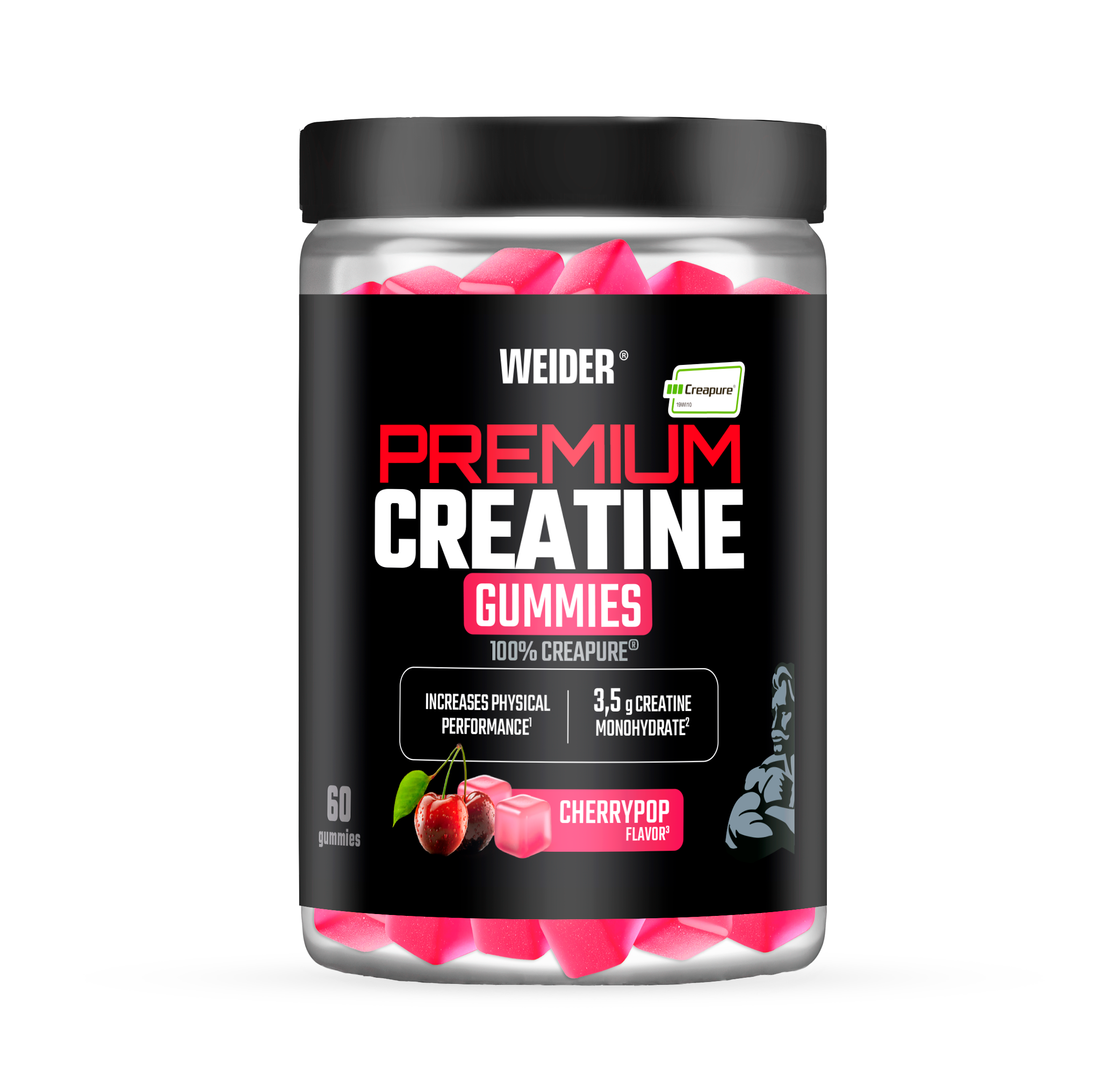 Premium Creatine Gummies Cherry Pop Vitamini i minerali