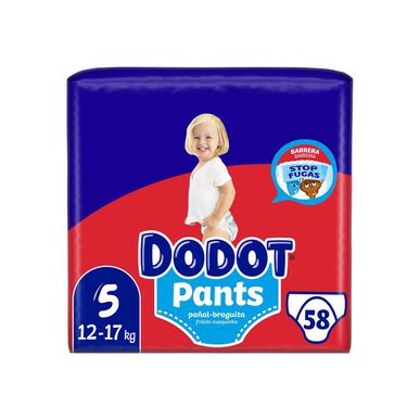 Dodot Baby Pampers Pants 12-17 kg T5 58 ir 58 vnt