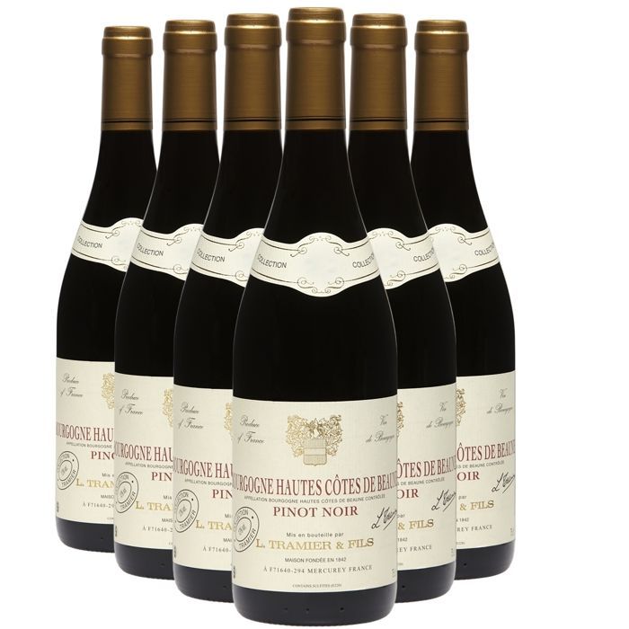 Maison Tramier Bourgogne Hautes Côtes de Beaune Pinot Noir 2024 - Burgundy Red Wine (6x75cl)