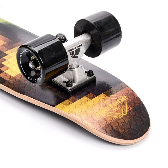 METEOR Kids Skateboard - Retro Deck - Non-slip - Mona Lisa