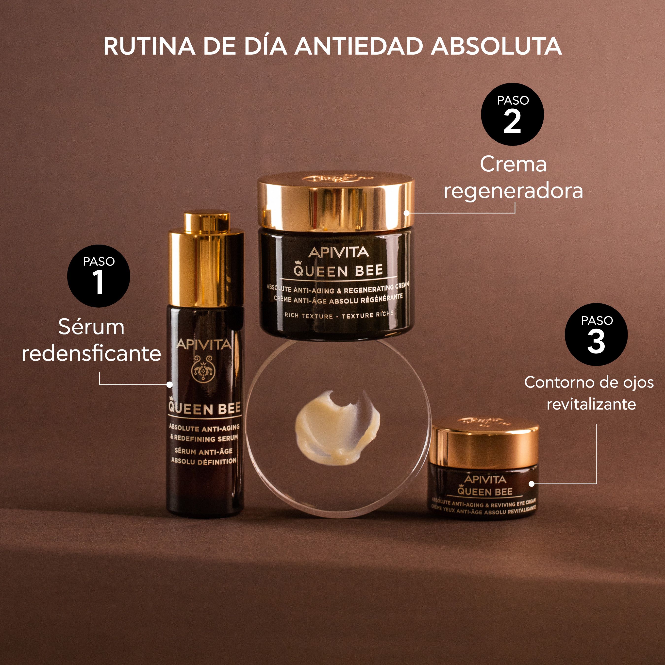 Queen Bee pretnovecošanās acu kontūru krēms Acu kontūru krēms
