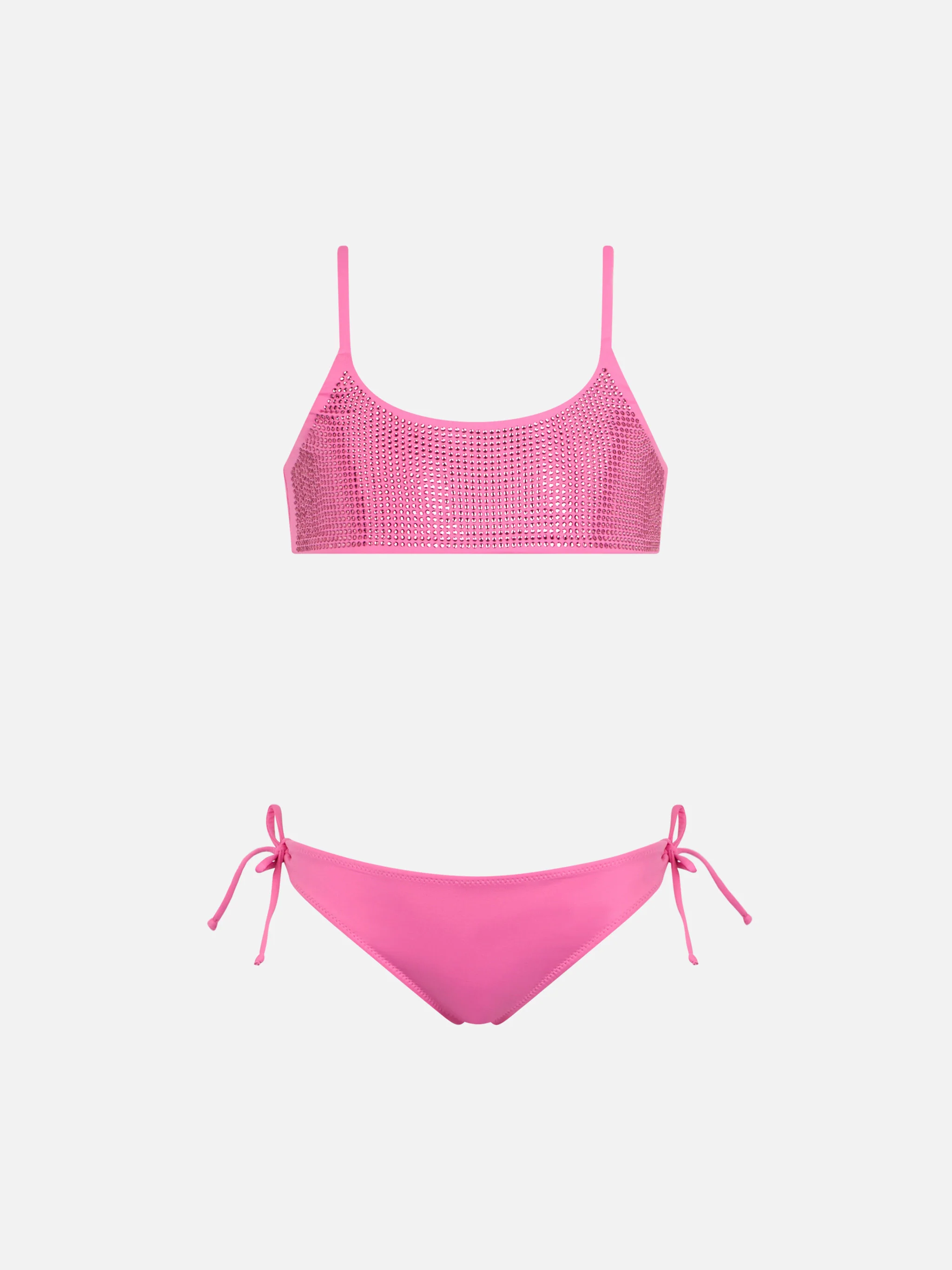 Jaiden djevojački bikini s ružičastim cirkonima i braletteom