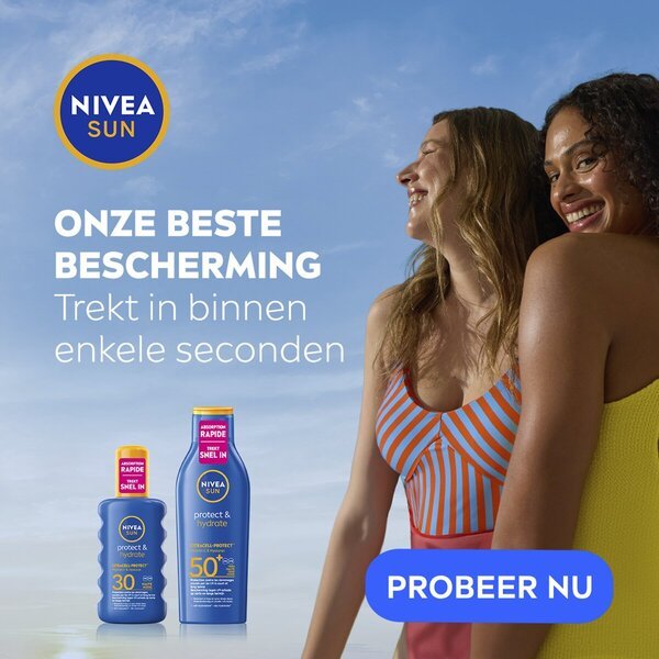 NIVEA Sun Protect & Hydrate mleko za sončenje z zaščitnim faktorjem 30 žepna velikost 50 ml