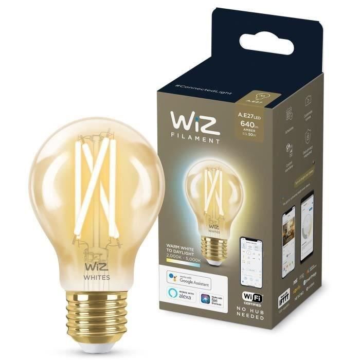 Lâmpada inteligente WiZ Vintage, branca regulável, E27, 50W