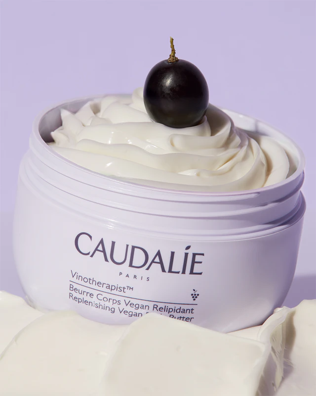 Manteiga Corporal Vegana Revitalizante Caudalie Vinotherapist: Hidratação intensa para peles secas e muito secas.