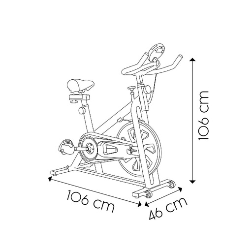 Keboo Series 300 Stationary Spinning Bike with 6 Kg Flywheel