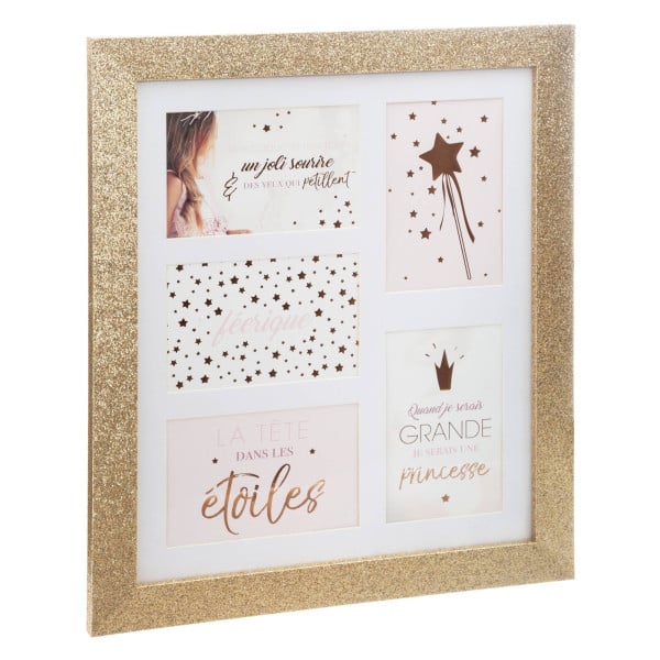 Multiramka na zdjęcia GLITTER, 5 zdjęć