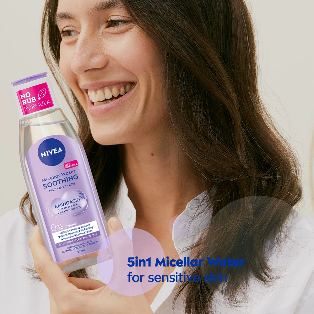 Woda micelarna łagodząca 200 ml - NIVEA