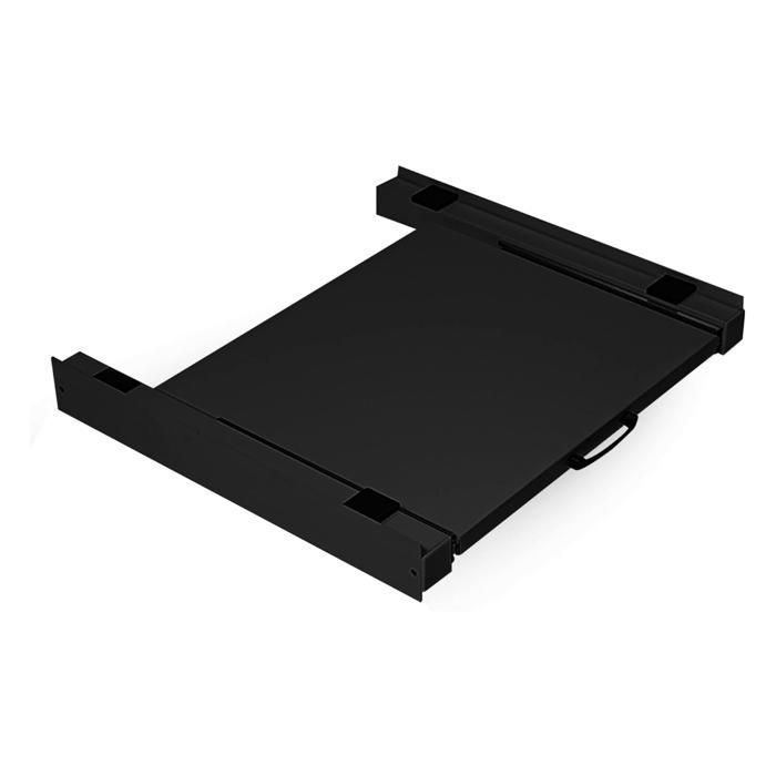 Kit di impilamento universale Vonia per lavatrice e asciugatrice 60x54 cm - Con vassoio scorrevole - Nero