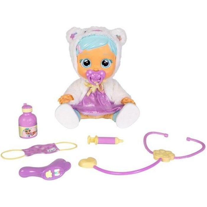 Cry Babies Dressy Kristal Baby Doll - IMC TOYS - Interactive baby doll with sounds and lights