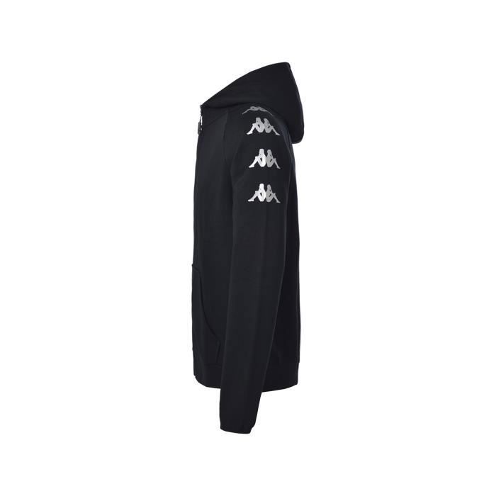 Chaqueta de hombre - Kappa - Divieto - Negra - Manga larga - Multideporte (montaña)