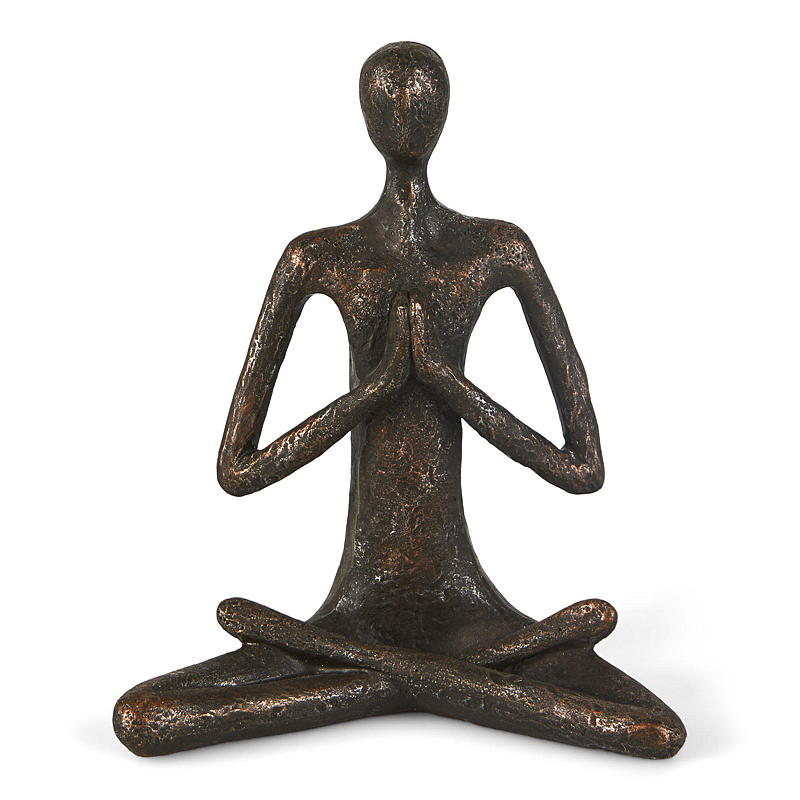 Hjem Yogafigur bronsefinish