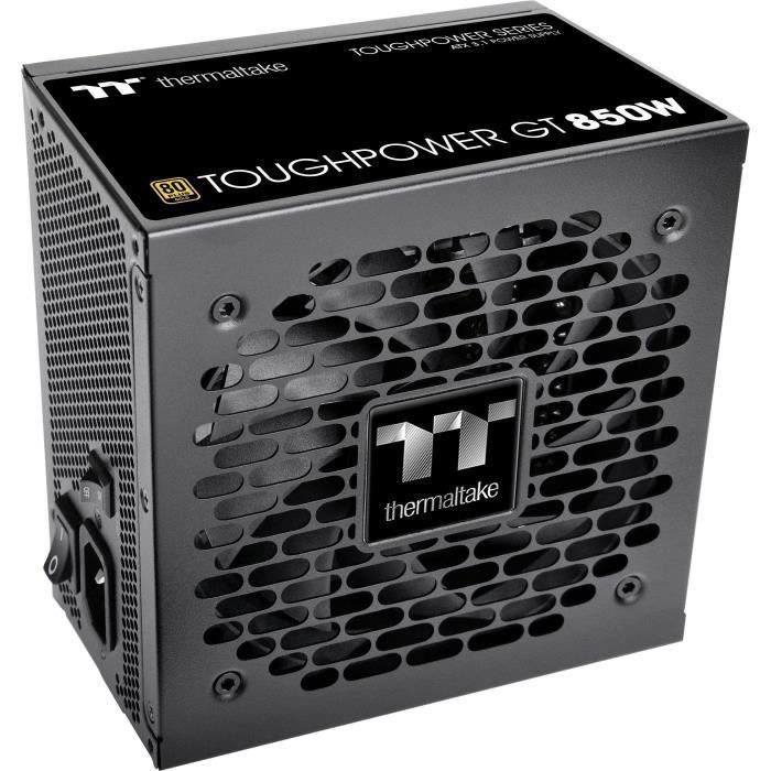 THERMALTAKE - Toughpower GT - Fonte de alimentação para PC - 850 W - 80+ Gold - ATX3.1 - Totalmente modular - PCI-E 5.1 12VHPWR