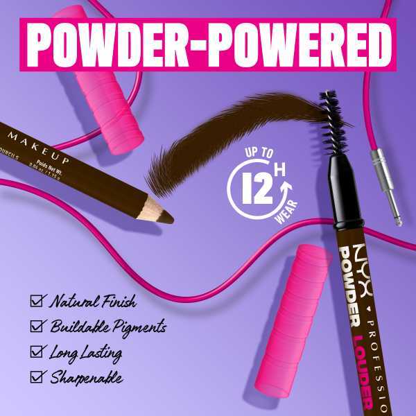 Matita per sopracciglia Nyx Professional Makeup Powder Louder Brow Pencil 06