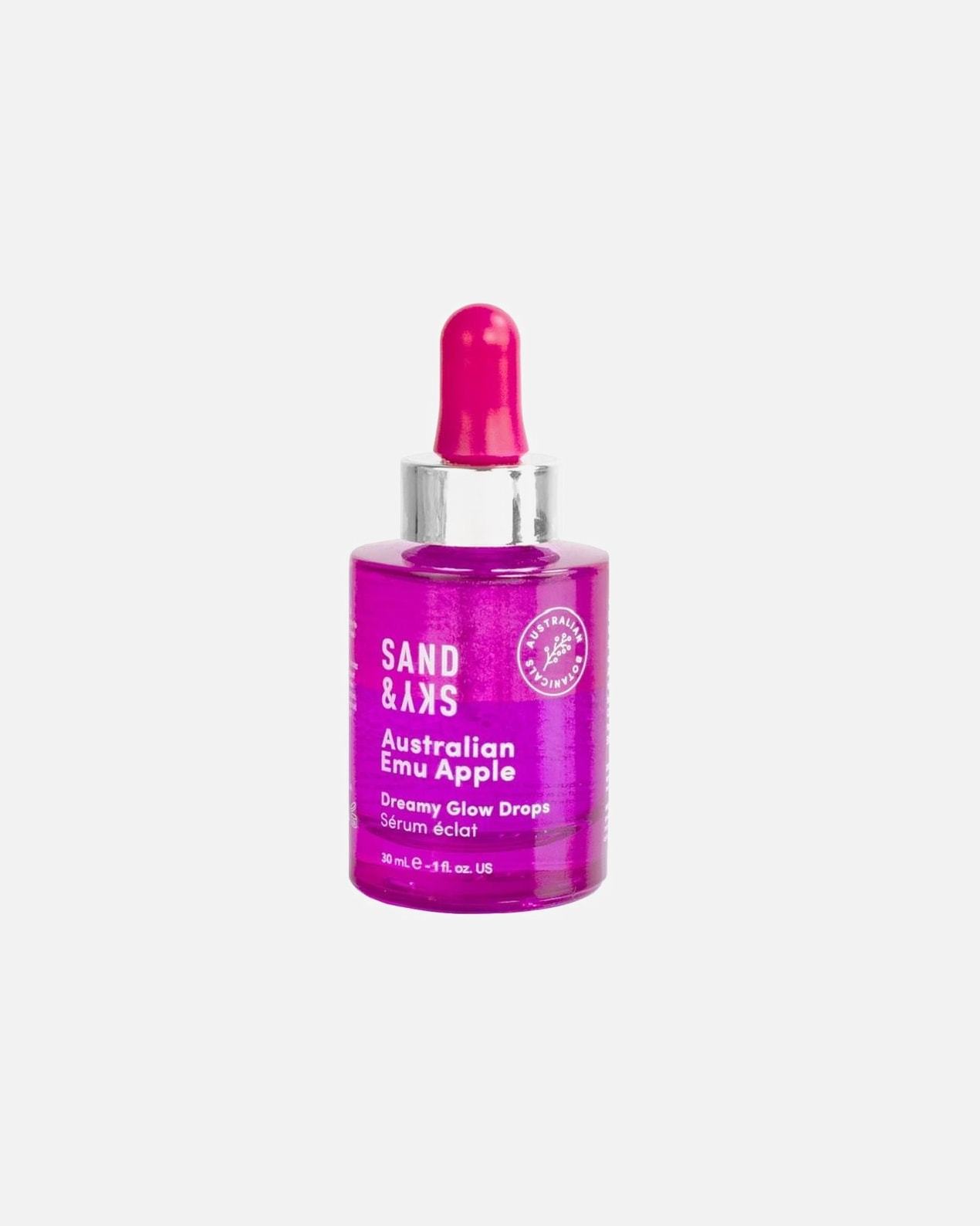 Sand & Sky Glow serums ar Austrālijas emu ābolu aromātu – sapņaini mirdzoši pilieni – 30 ml